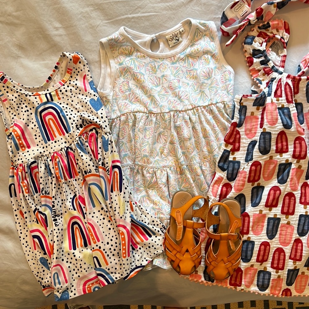 Luigi Kids and MudPie Dresses + Shoes